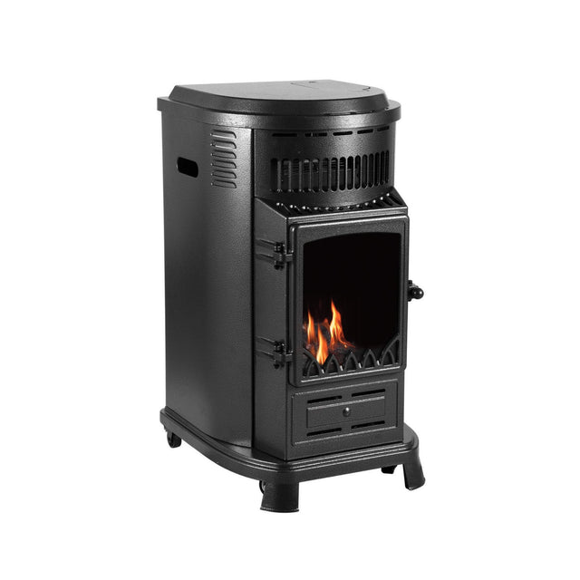 De Vielle Cast Iron Real Flame Gas Heater