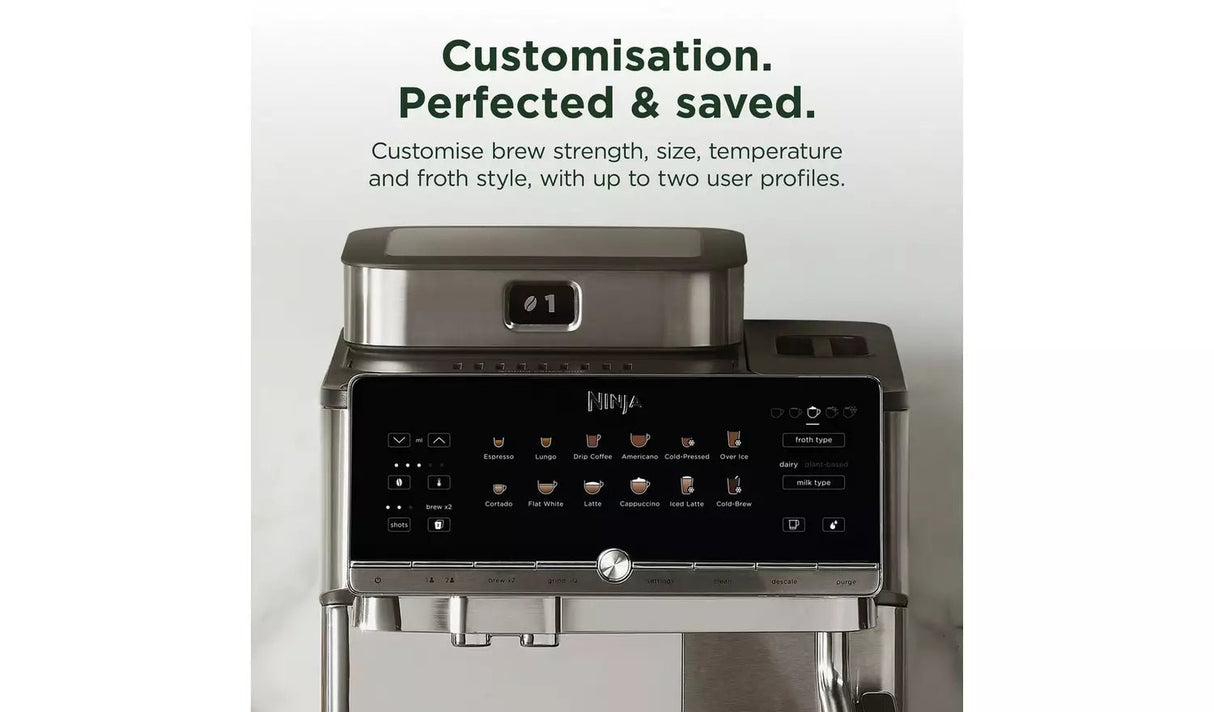 Ninja AutoBarista Pro Automatic Espresso Machine AE1051UK - COFFEE MAKERS / ACCESSORIES - Beattys of Loughrea