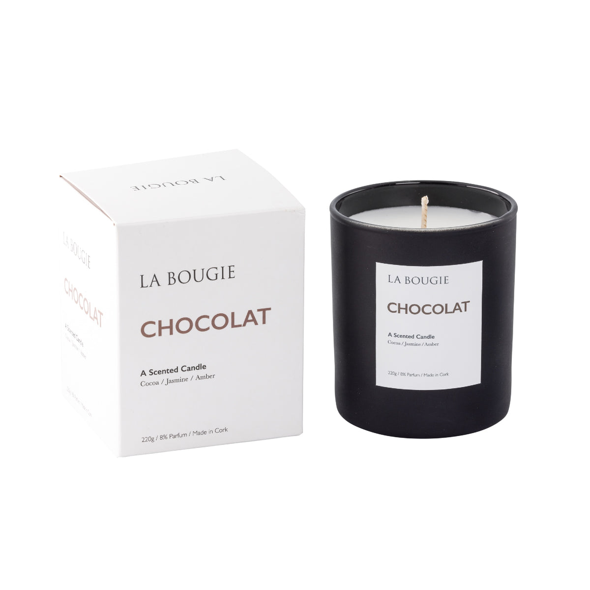 La Bougie Chocolat Candle 220g - POT POURRI/AROMATHERAPY/OILS/DIFFUSER - Beattys of Loughrea
