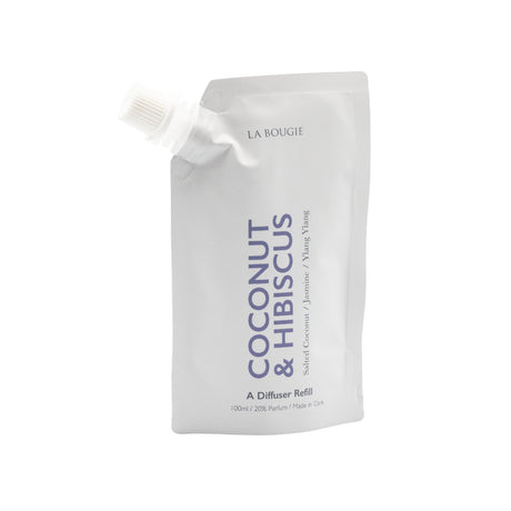La Bougie Coconut & Hibiscus Room Diffuser Refill - POT POURRI/AROMATHERAPY/OILS/DIFFUSER - Beattys of Loughrea