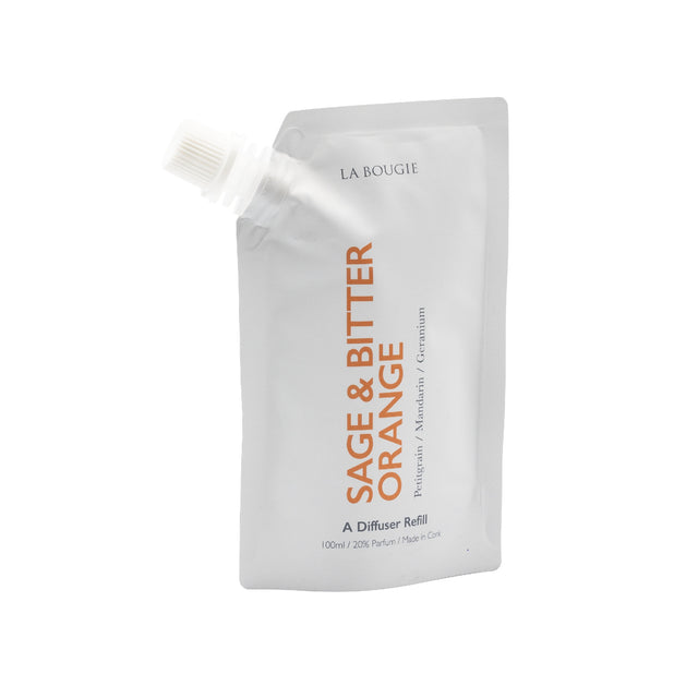 La Bougie Sage & Bitter Orange Room Diffuser Refill - POT POURRI/AROMATHERAPY/OILS/DIFFUSER - Beattys of Loughrea