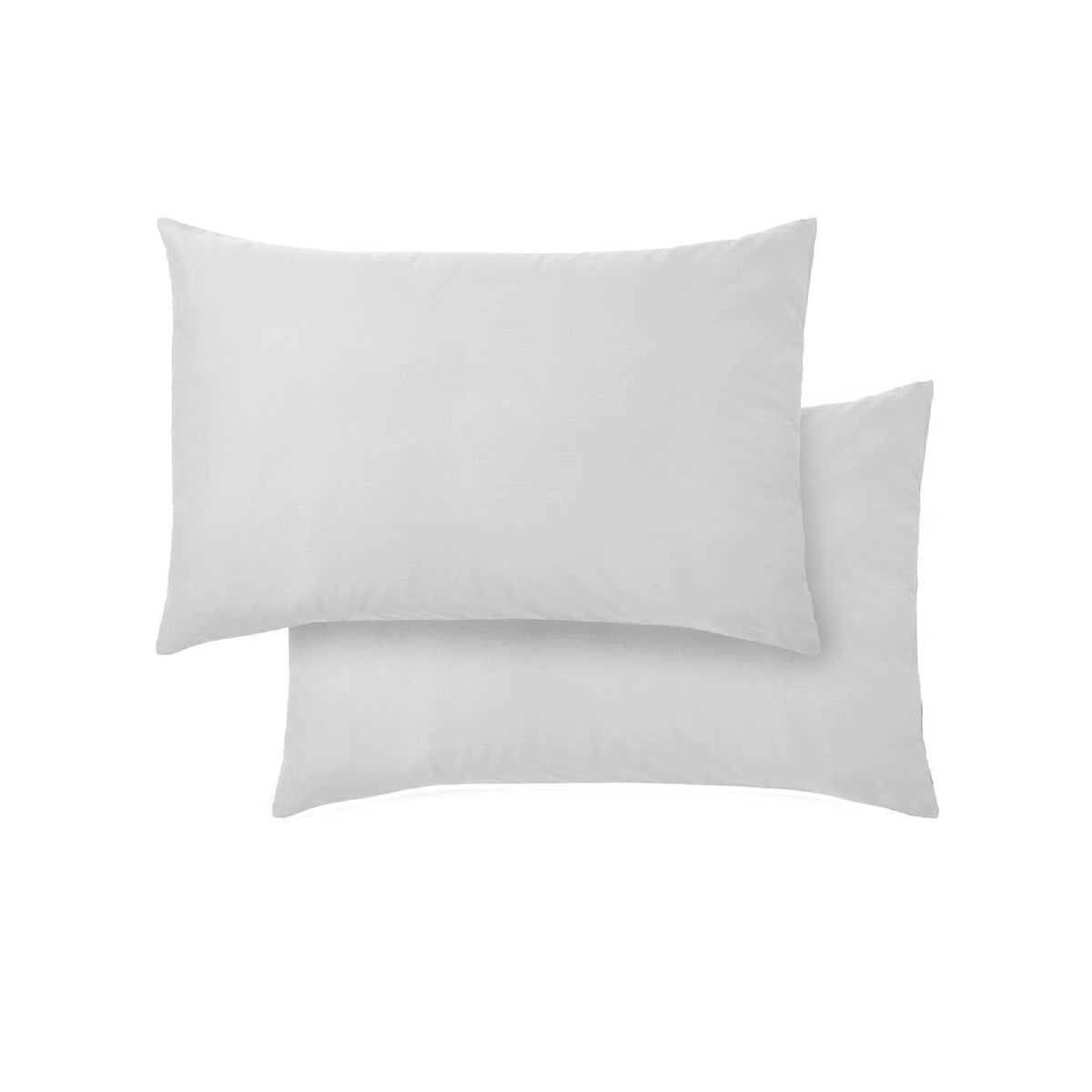 400 Thread Count Cotton Sateen White Pillowcase Pair