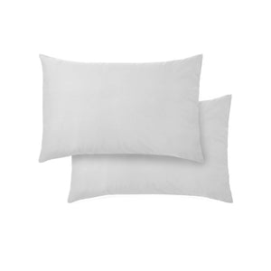 400 Thread Count Cotton Sateen White Pillowcase Pair