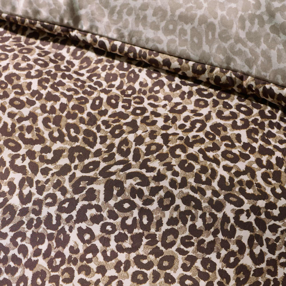 Animal Print Brown Duvet Cover Set - Single