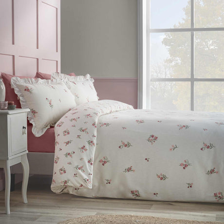 Brushed Ditsy Floral Pink Duvet Cover Set - King - DUVET COVERS - Beattys of Loughrea