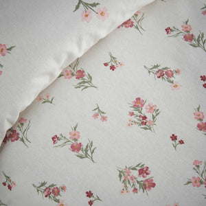 Brushed Ditsy Floral Pink Duvet Cover Set - King