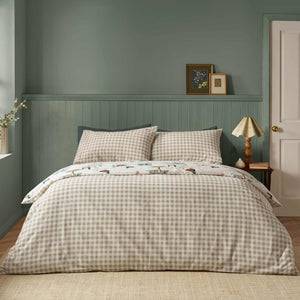 Brushed Mallards Cream Duvet Cover Set - King