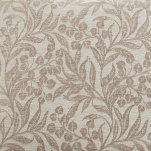 Chenille Leaves Natural Filled Cushion - 50 x 50cm