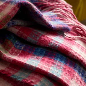 Darling Waffle Check Bright Bedspread