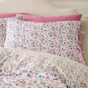 Pearly Queen Ditsy Pink Duvet Cover Set - Double