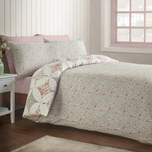 Pinsonic Patchwork Green Duvet Cover Set - Single