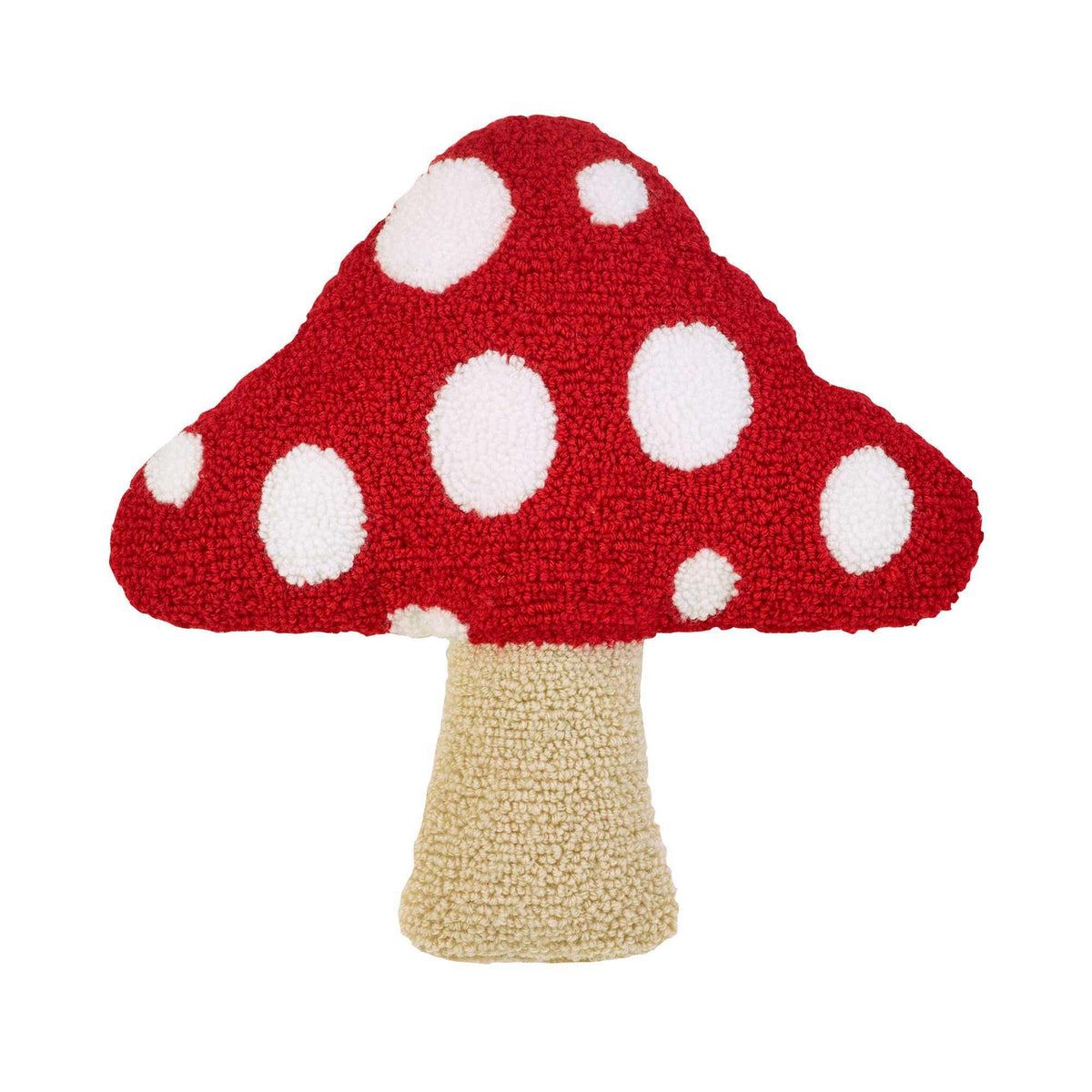 Woodland Crochet Red 3D Filled Cushion