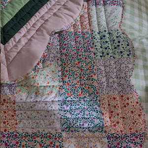 Heirloom Patchwork Pink Bedspread