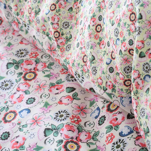 Pearly Queen Ditsy Pink Duvet Cover Set - King
