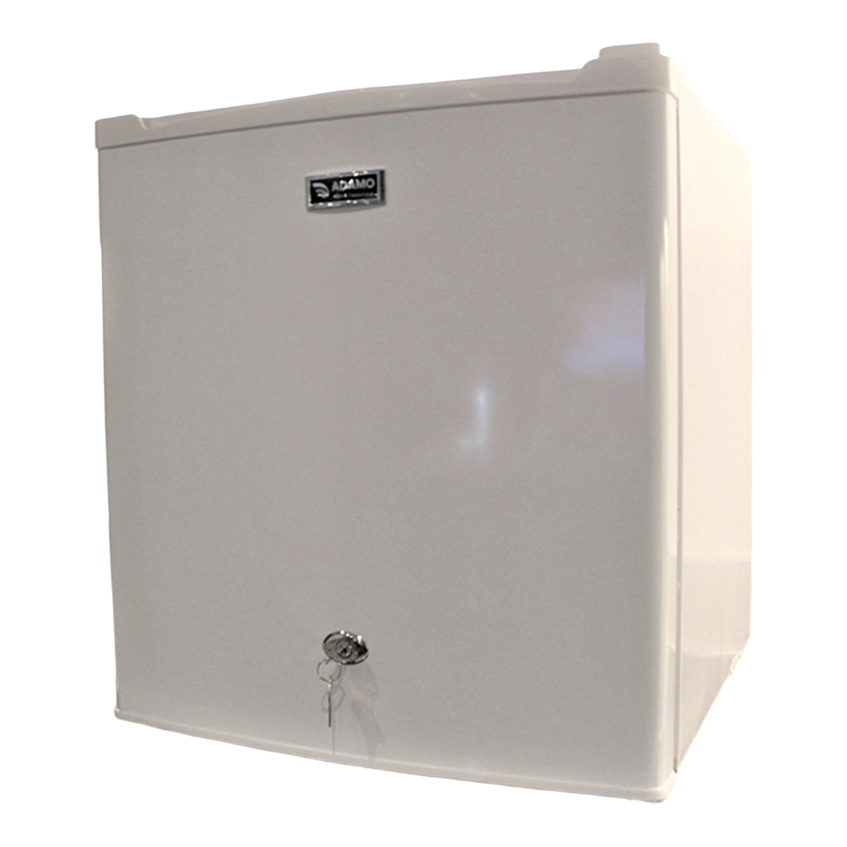 Adamo Table Top Fridge with Lock, White - FRIDGE PORTABLE/ CAMPING - Beattys of Loughrea