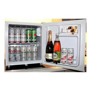 Adamo Table Top Fridge with Lock, White - FRIDGE PORTABLE/ CAMPING - Beattys of Loughrea
