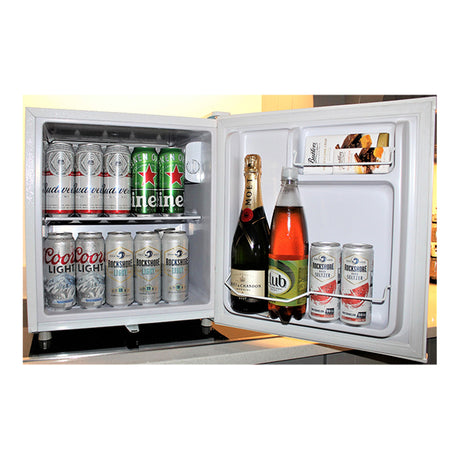 Adamo Table Top Fridge with Lock, White - FRIDGE PORTABLE/ CAMPING - Beattys of Loughrea
