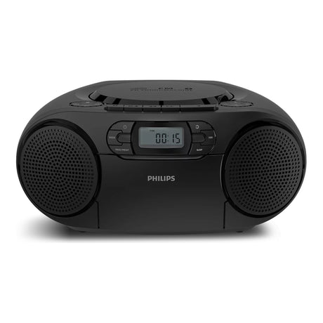 Philips CD Soundmachine with Cassette and Bluetooth, Black - TURNTABLE, RECORD PLAYER ONLY - Beattys of Loughrea