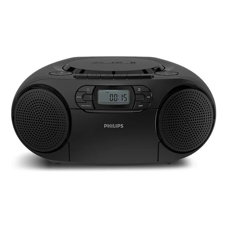 Philips CD Soundmachine with Cassette and Bluetooth, Black - TURNTABLE, RECORD PLAYER ONLY - Beattys of Loughrea