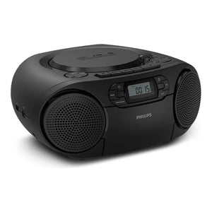 Philips CD Soundmachine with Cassette and Bluetooth, Black - TURNTABLE, RECORD PLAYER ONLY - Beattys of Loughrea