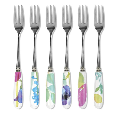 Portmeirion Home Water Garden Pastry Forks Set of 6 - GENERAL LOOSE WARE - Beattys of Loughrea