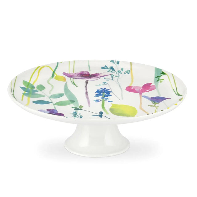 Portmeirion Home Water Garden Cake Stand 25cm - GENERAL LOOSE WARE - Beattys of Loughrea