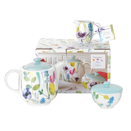 Portmeirion Home Water Garden 3 Piece Tea Set - TABLEWARE SETS - GENERAL - Beattys of Loughrea