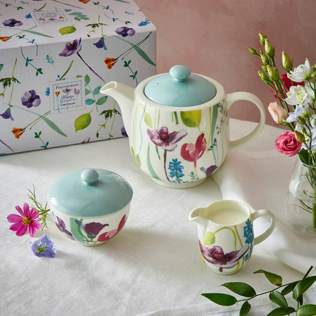 Portmeirion Home Water Garden 3 Piece Tea Set - TABLEWARE SETS - GENERAL - Beattys of Loughrea