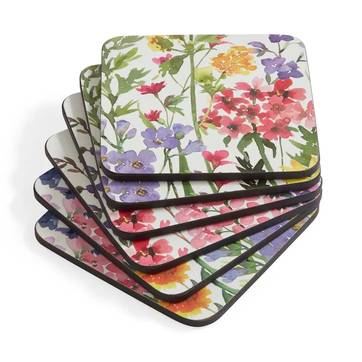 Pimpernel Wildflowers Set of 6 Coasters 10.5cm - TABLEMATS/COASTERS - Beattys of Loughrea