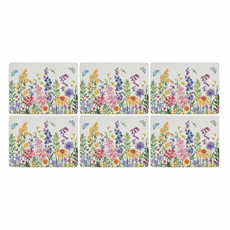 Pimpernel Wildflowers Set of 6 Placemats 30.5cm x 23cm - TABLEMATS/COASTERS - Beattys of Loughrea