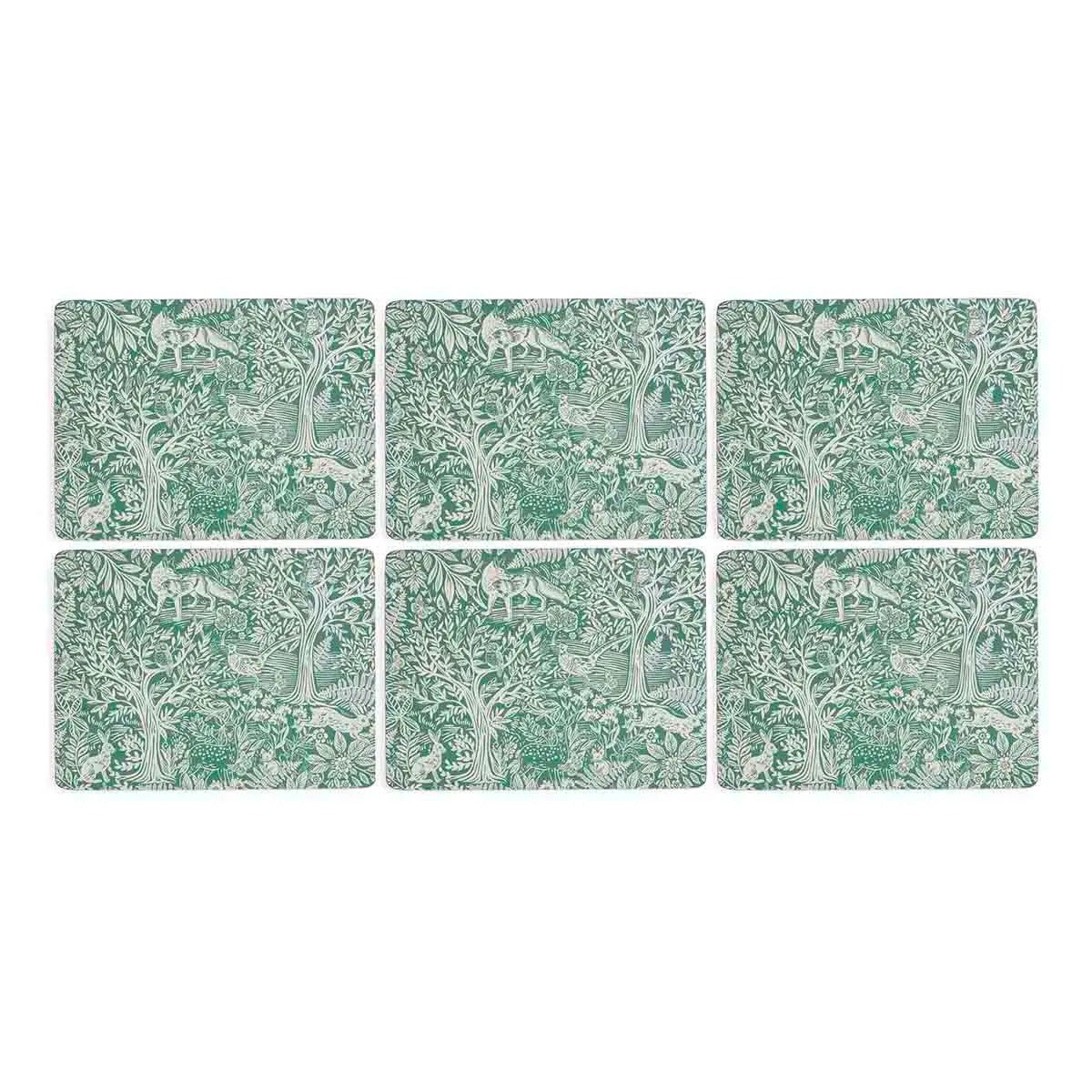 Pimpernel Tapestry Sage Set of 6 Placemats 30.5cm x 23cm - TABLEMATS/COASTERS - Beattys of Loughrea