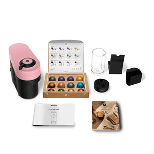 De'Longhi Nespresso Vertuo Pop ENV90.P Capsule Coffee Machine, Pink - COFFEE MAKERS / ACCESSORIES - Beattys of Loughrea