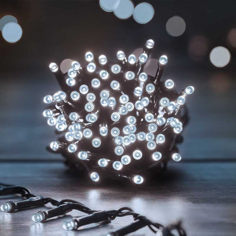 500 LED Cool White Christmas Tree String Lights (Low Voltage) - XMAS LIGHTS LED - Beattys of Loughrea