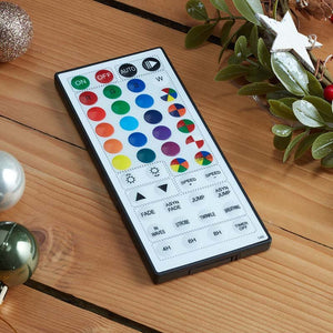 240 LED Twinkling Colour Changing Orb Light – 40cm (Low Voltage) - XMAS ROOM DECORATION - LIGHT UP - Beattys of Loughrea