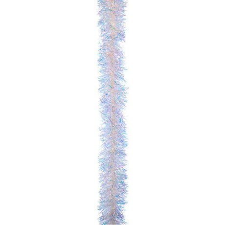 2m Iridescent Premium Tinsel Christmas Garland - XMAS RIBBON TINSEL - Beattys of Loughrea
