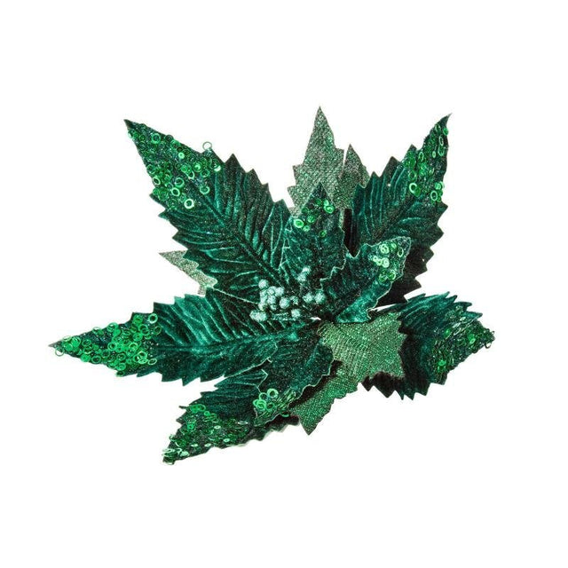Vivid Greens Style 4 Christmas Decorative Stem 46cm - XMAS PICKS - Beattys of Loughrea