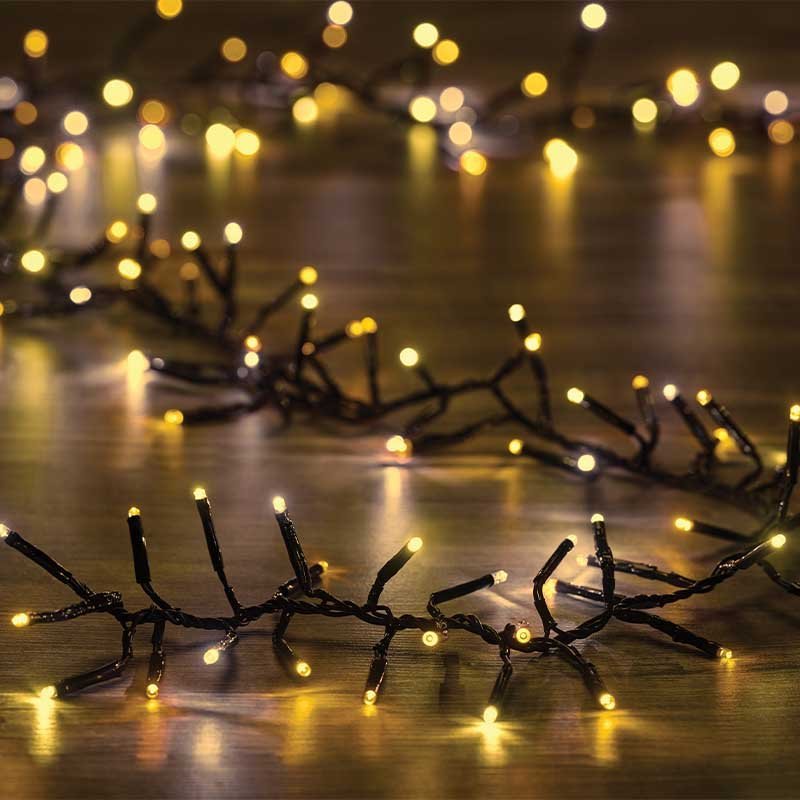 1500 LED Cluster Christmas Lights – Warm White (Low Voltage) - XMAS LIGHTS LED - Beattys of Loughrea