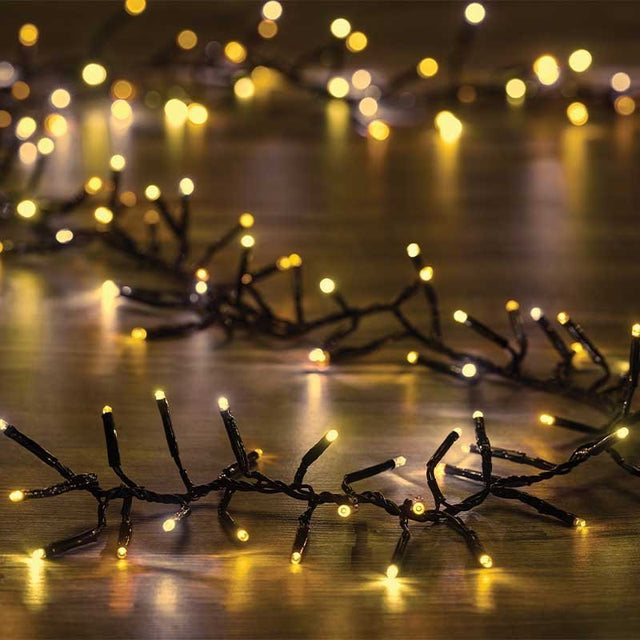 1500 LED Cluster Christmas Lights – Warm White (Low Voltage) - XMAS LIGHTS LED - Beattys of Loughrea