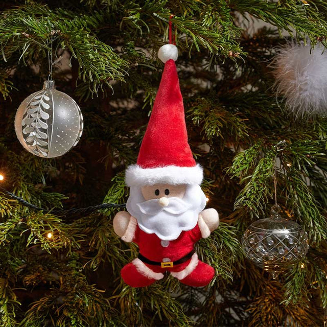 Plush Santa Claus Pendant Hanging Christmas Decoration – 28cm
