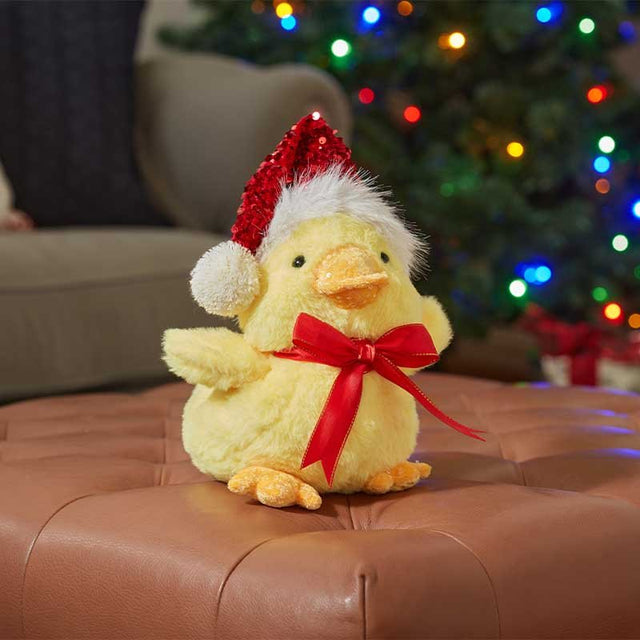 SparkleDuck Plush Standing Christmas Decoration – 23cm