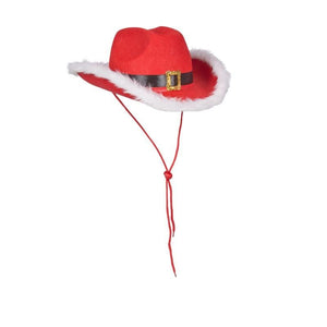 Yeee Haaa Flash! Light-Up Christmas Cowboy Hat – One Size - XMAS CLOTHING Christmas clothing human and pet - Beattys of Loughrea