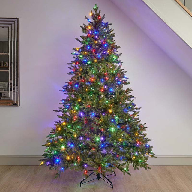 7ft InLit Noble King Conifer Pre-Lit Artificial Christmas Tree - XMAS TREE F/O LIGHT UP - Beattys of Loughrea