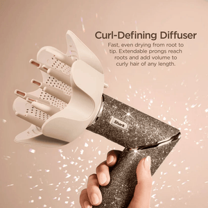 Shark FlexStyle Sparkle – Champagne Diamond Limited Edition 5-in-1 Air Styler & Hair Dryer Gift Set