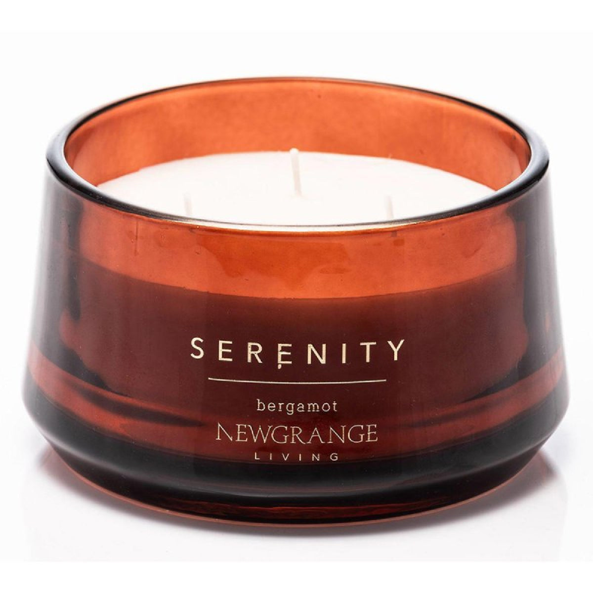 Newgrange Living Serenity Bergamot 3-Wick Candle - CANDLES - Beattys of Loughrea