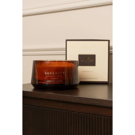 Newgrange Living Serenity Bergamot 3-Wick Candle - CANDLES - Beattys of Loughrea