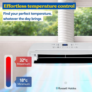 Russell Hobbs Portable Air Con & Dehumidifier - White - RHPAC4003