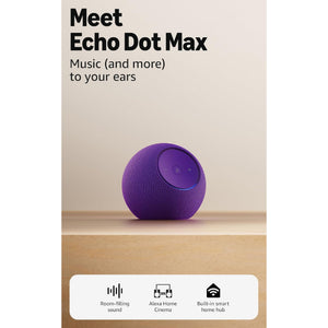 Amazon Echo Dot Max (2025) - Amethyst Smart Speaker with Alexa