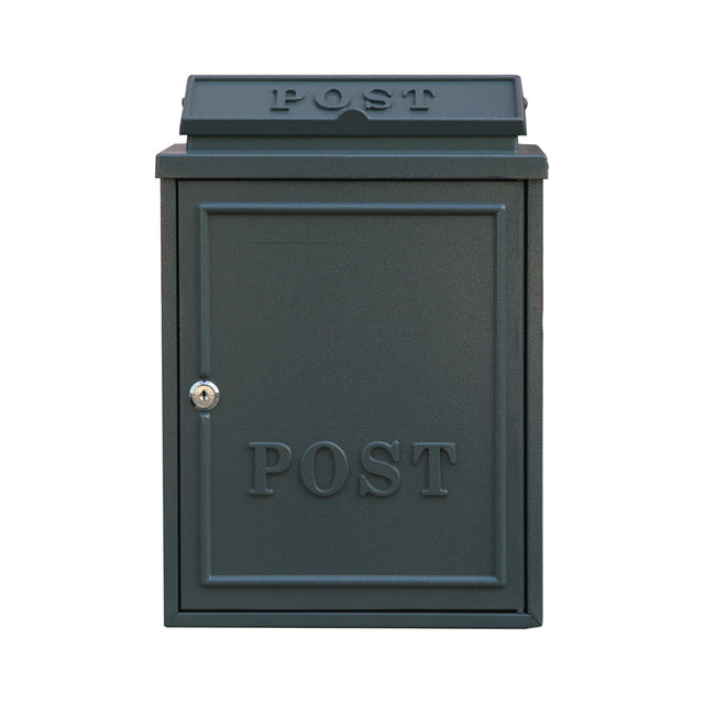 Postplus Classic Diecast Post Box, Grey