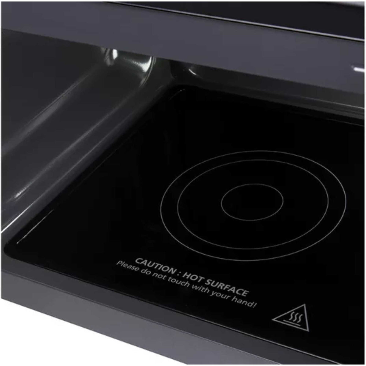 Russell Hobbs 23L 800W Black Flatbed Digital Microwave - RHFM2365B