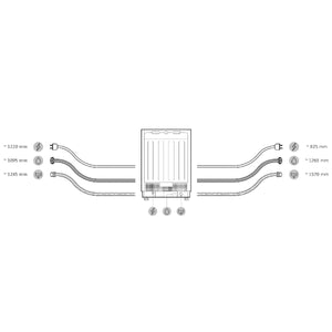 HOOVER HFP4C7E0A-80 GRAPHITE FREESTANDING DISHWASHER 15PL C HFP4C7E0A-80